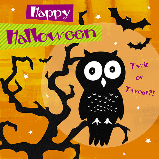 Owl Halloween Card