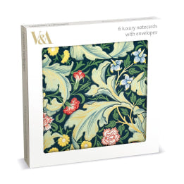 Leafy Wallpaper (set of six notelets)