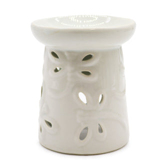 White Dragonfly Oil Burner