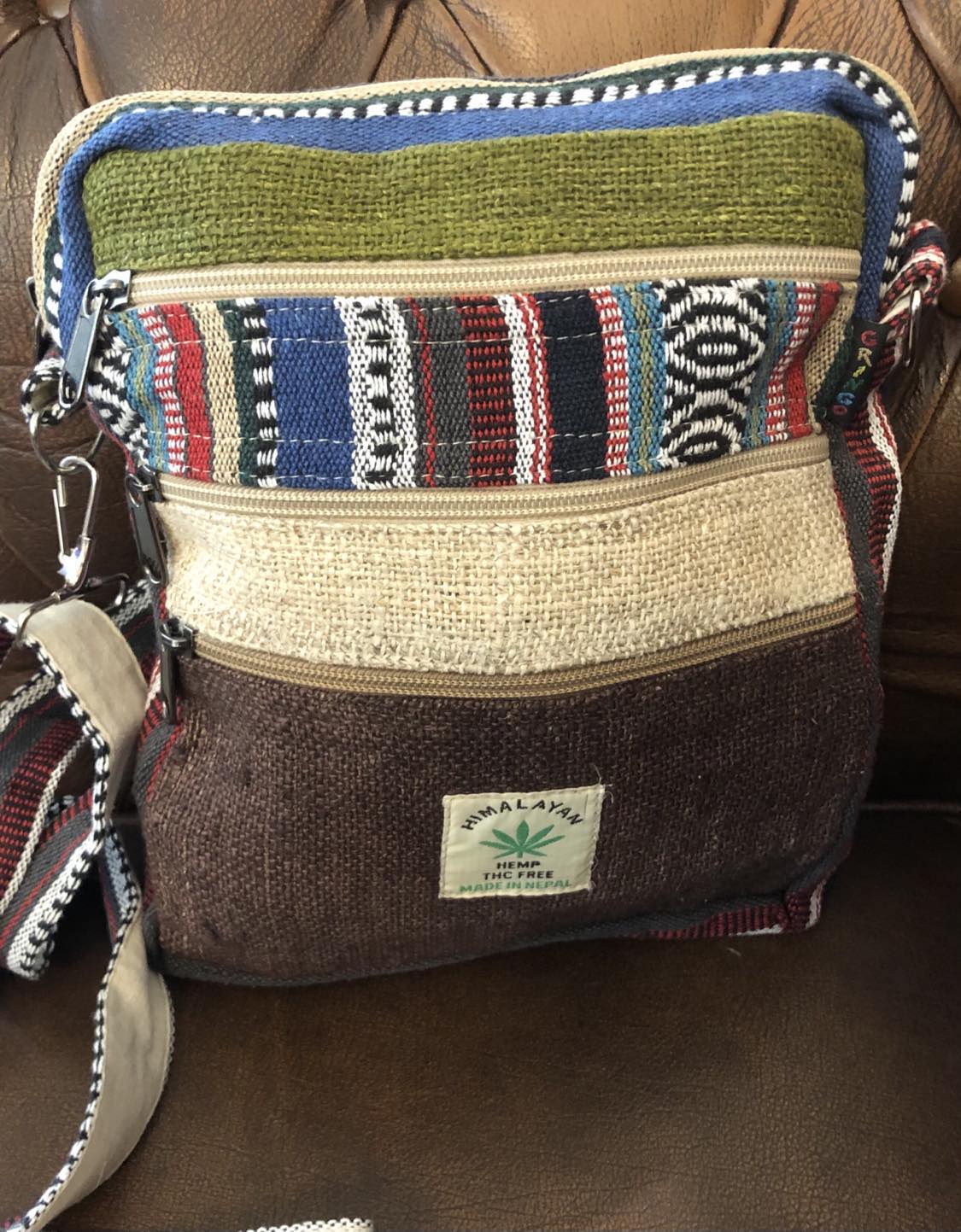 Hemp Passport Bag.