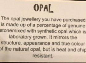 Silver and Opal Earrings