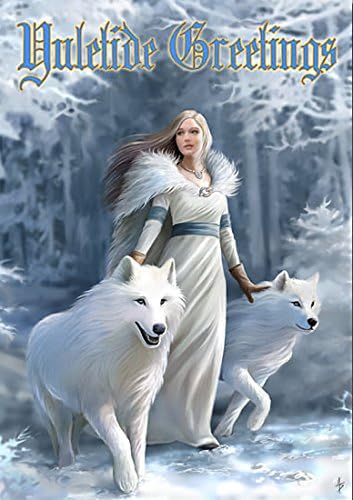 Winter Guardians Yule Card.