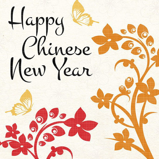 Blossom Chinese New Year Card.