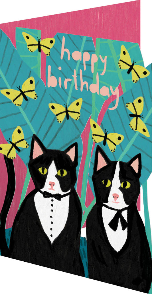 Happy Birthday Cats (Laser Cut)