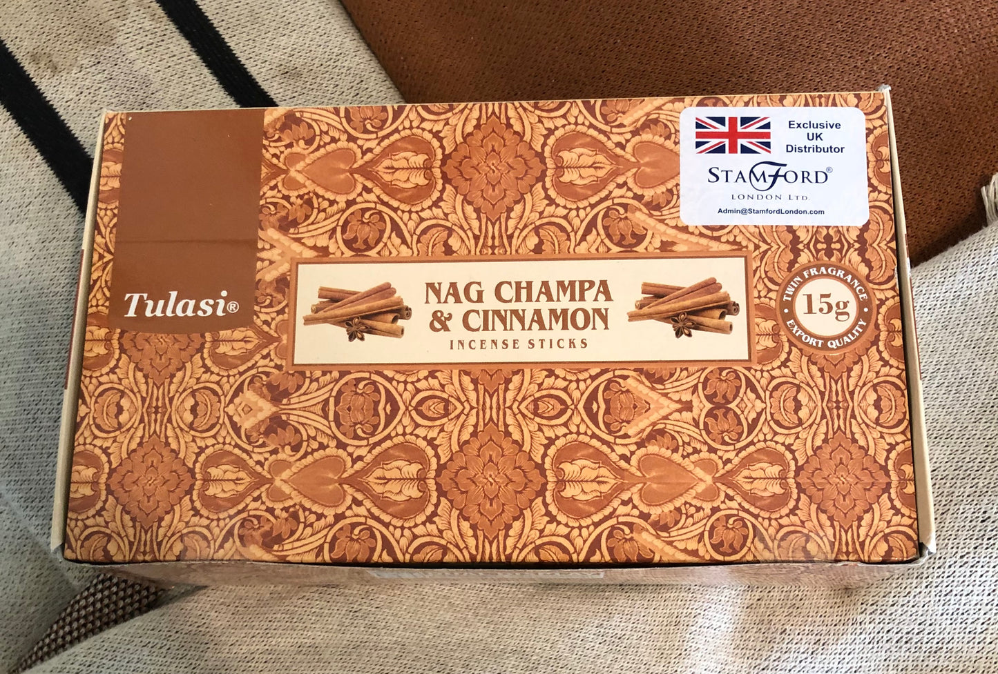 Nag Champa & Cinnamon Incense (by Tulasi)