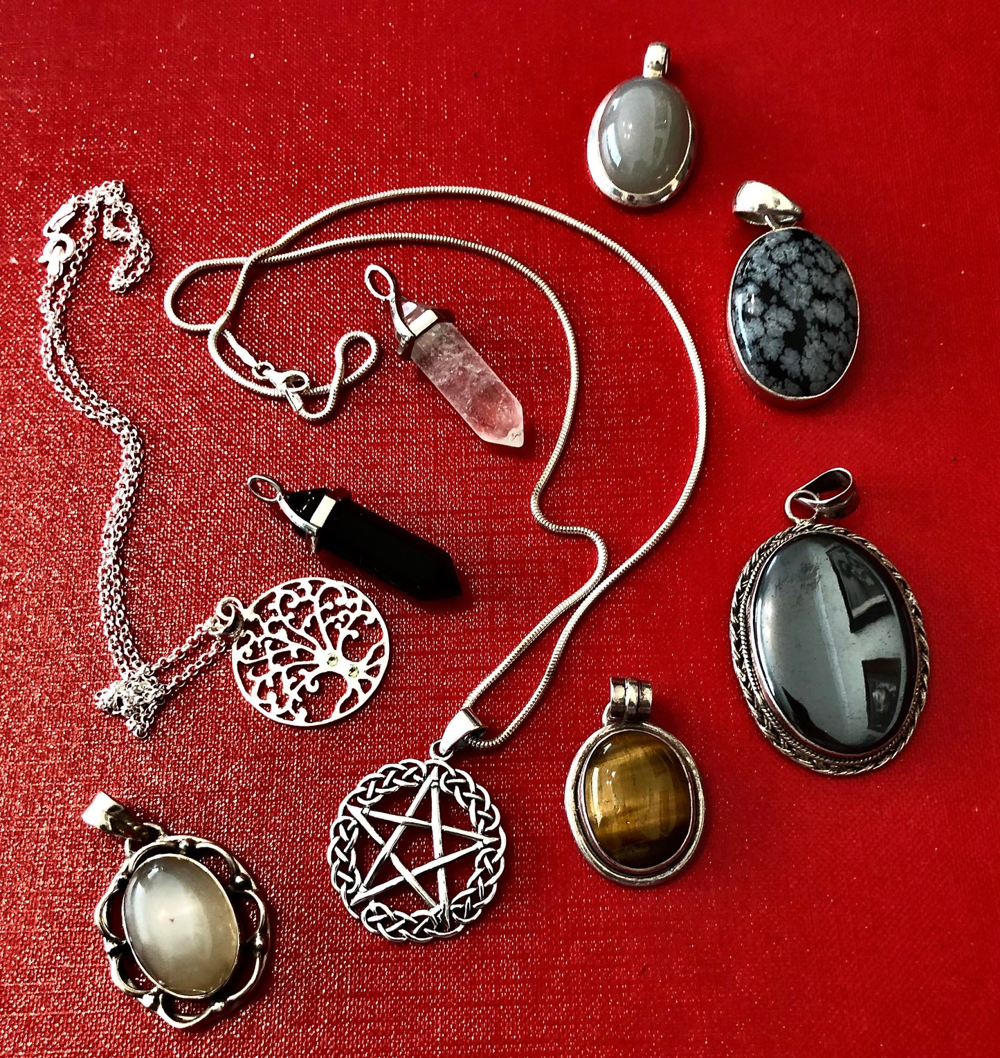 Silver Pentagram with Celtic detail