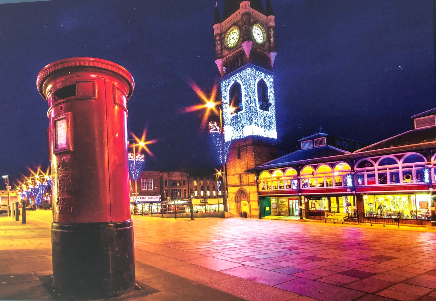 Set of 4 Darlington postcards by Michael Atkinson