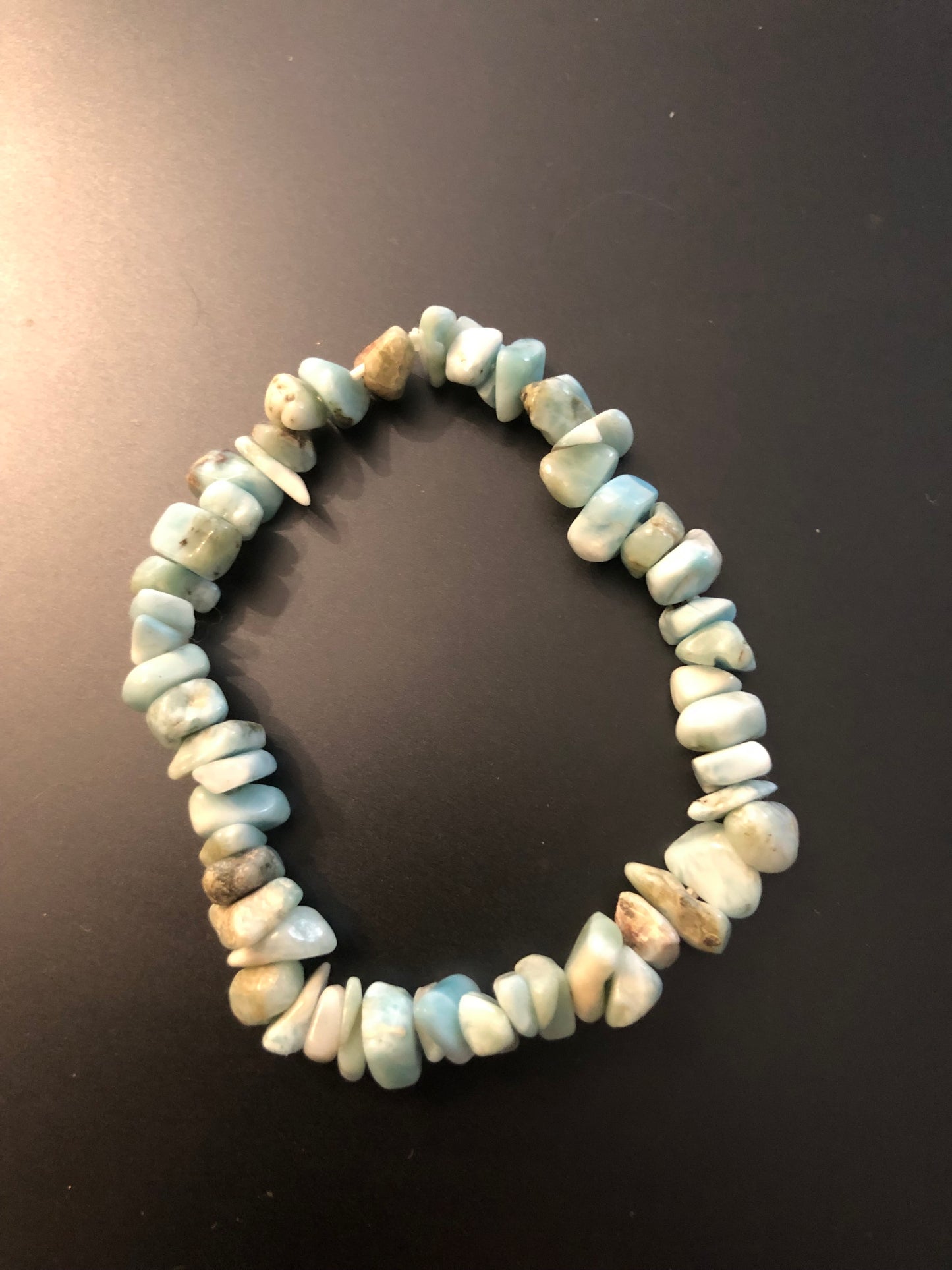 Larimar crystal bracelet