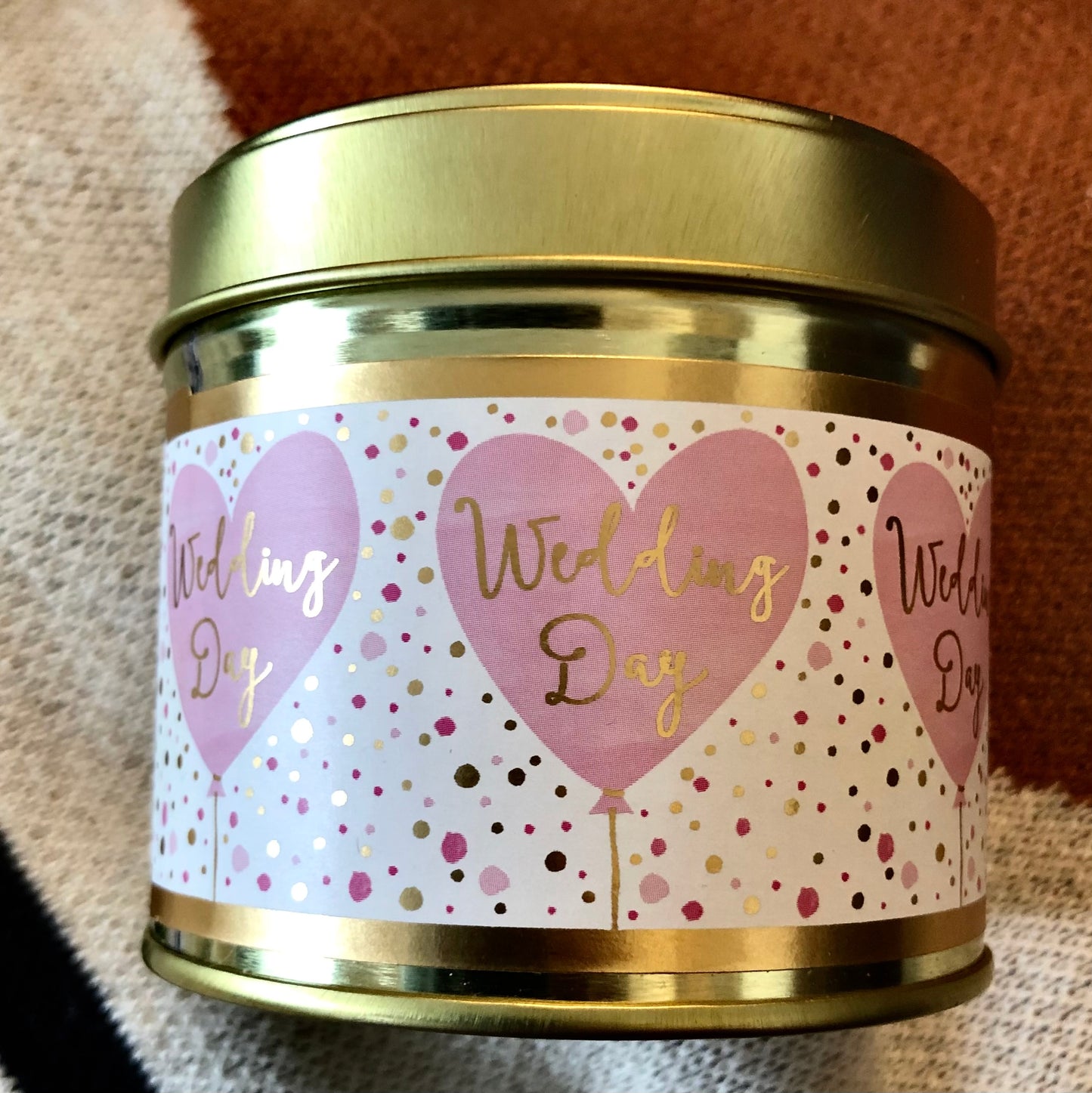 Scented Candle in Tin (Wedding).