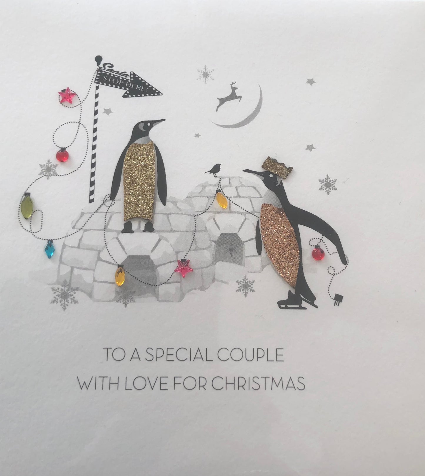 Special Couple Christmas Card.