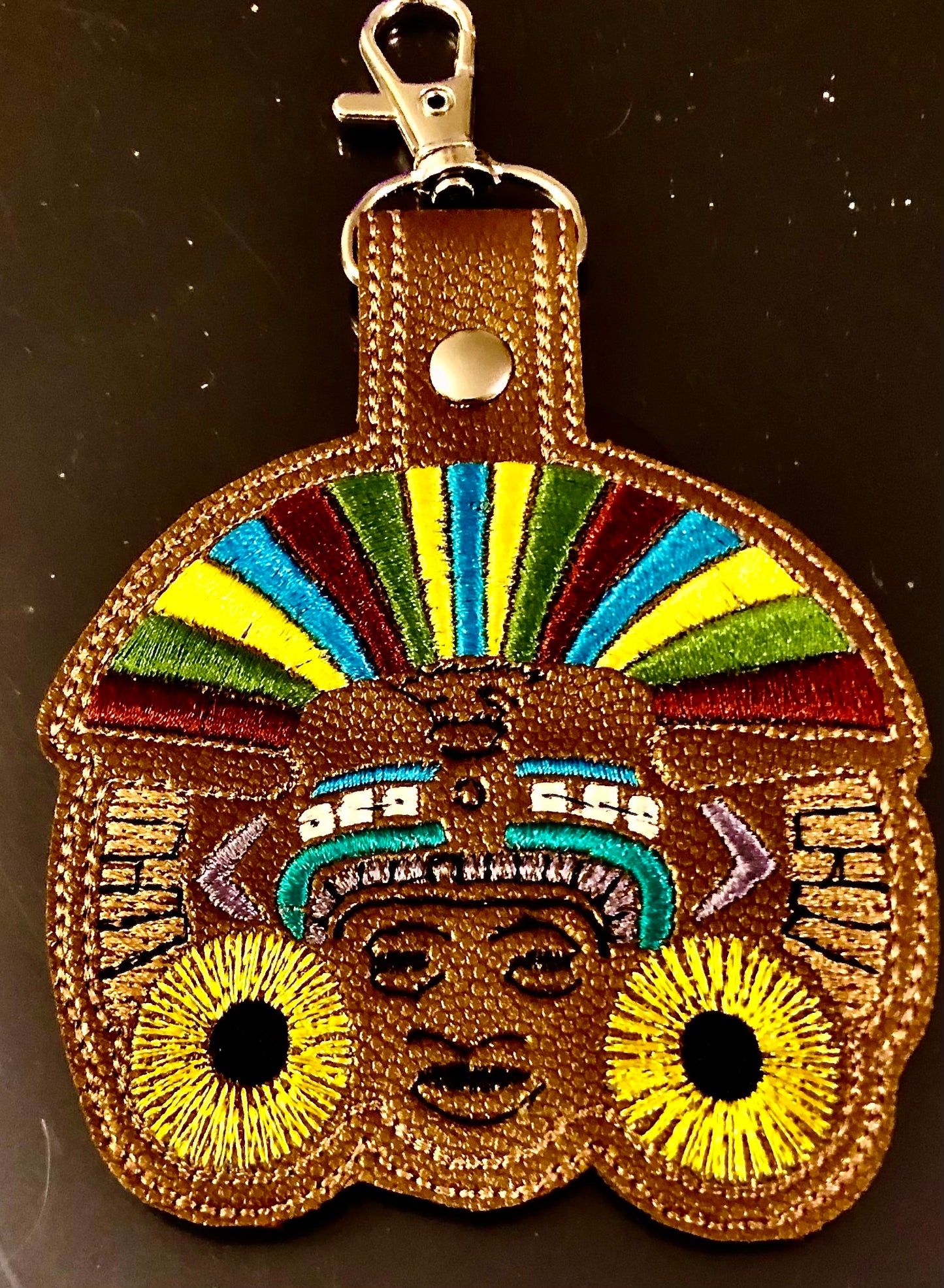 Guru Mask Handbag or Belt Fob.