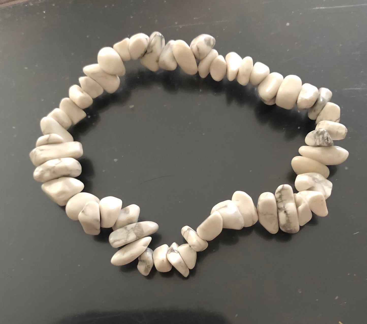 White Howlite Crystal Bracelet
