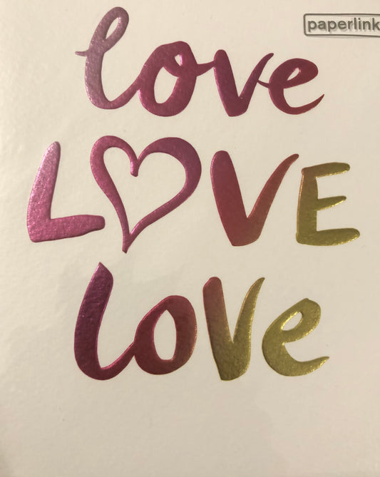 Love x 3 (Valentine Card)