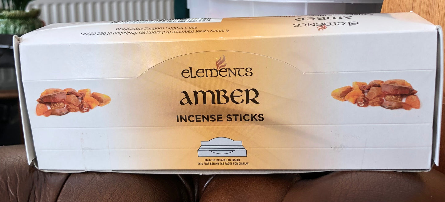 Amber Incense Sticks (by Elements)