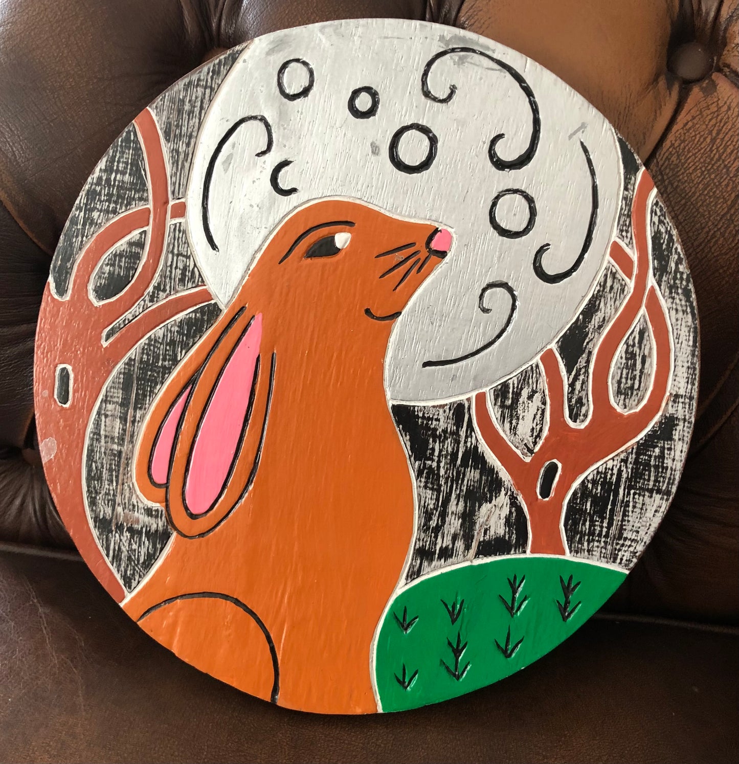 Magical Hare Plaque.