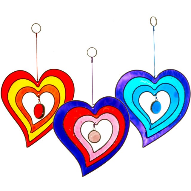 Hanging Heart Sun-catcher