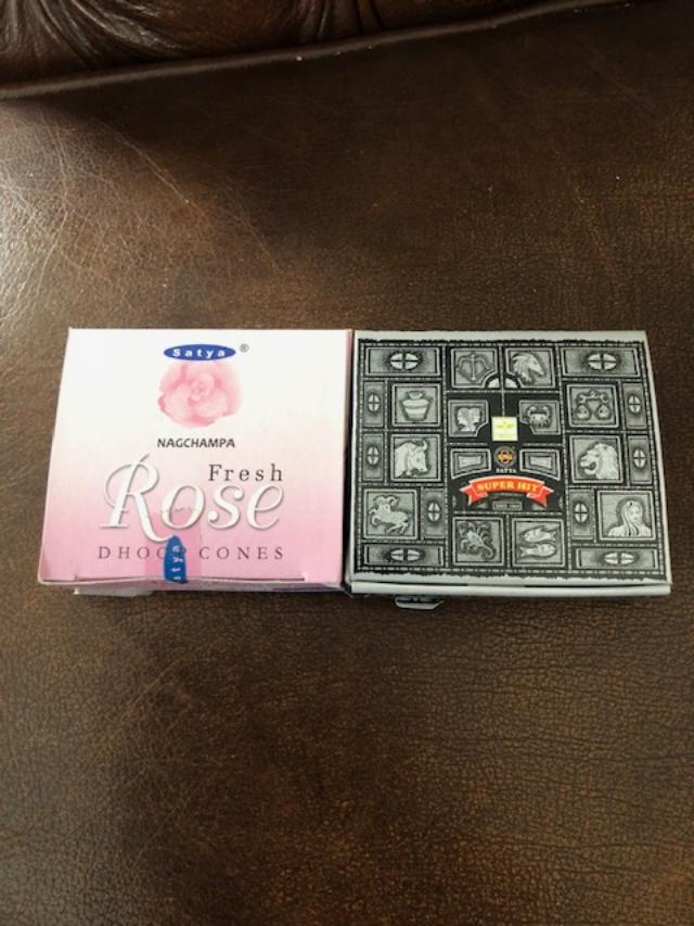 Satya Incense Cones Duo.