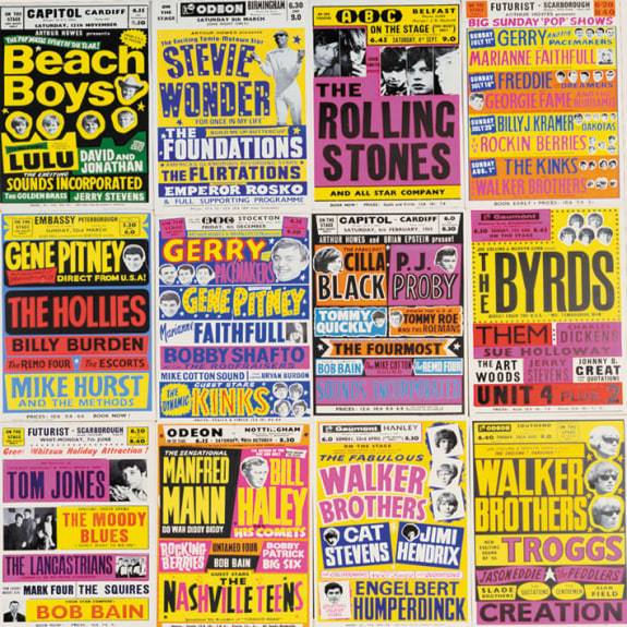 British Concert Posters (1960s) Card.