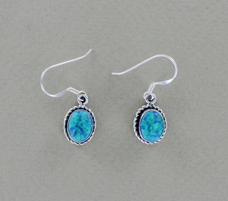 Opal and Silver earrings