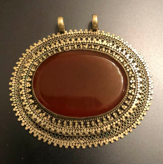 Carnelian Afghan Pendant