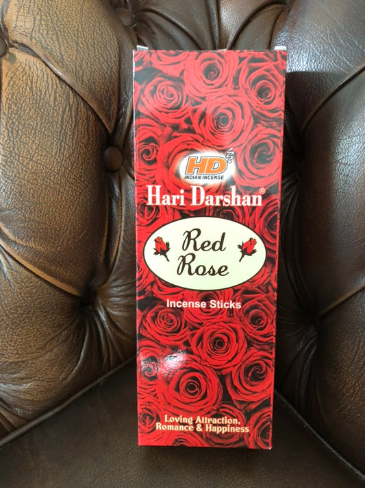 Red Rose Incense by Hari Darsham.