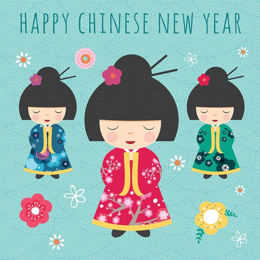 Chinese New Year Card - Girl