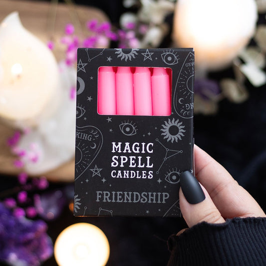 Pink Spell Candles (for FRIENDSHIP)