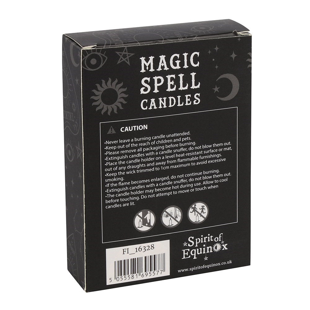 Pack of 12 Mixed Spell Candles.