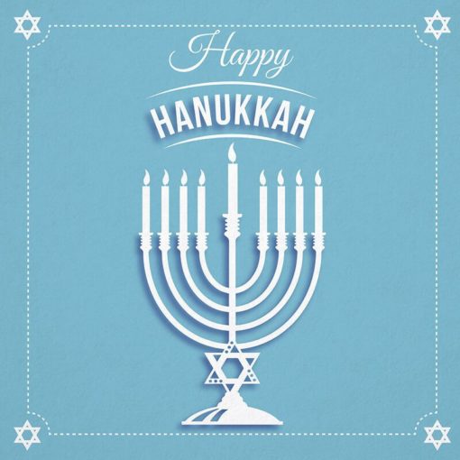 Happy Hanukkah (candles)