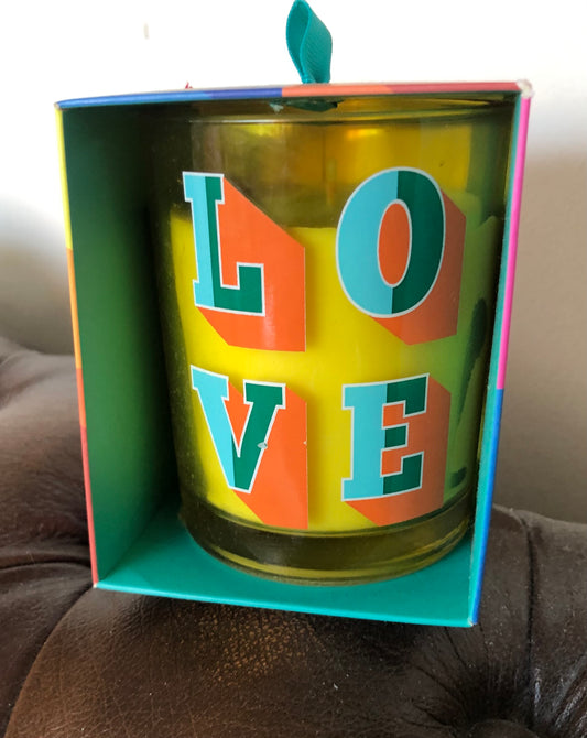 Love Candle (in a glass - attractively boxed)