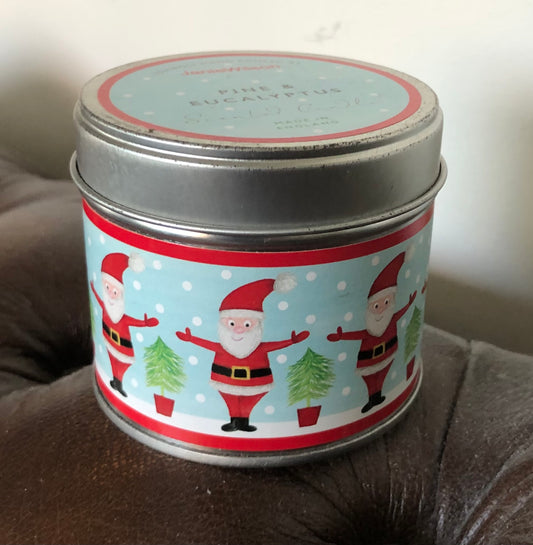 Christmas Candle (in a tin) - Pine & Eucalyptus