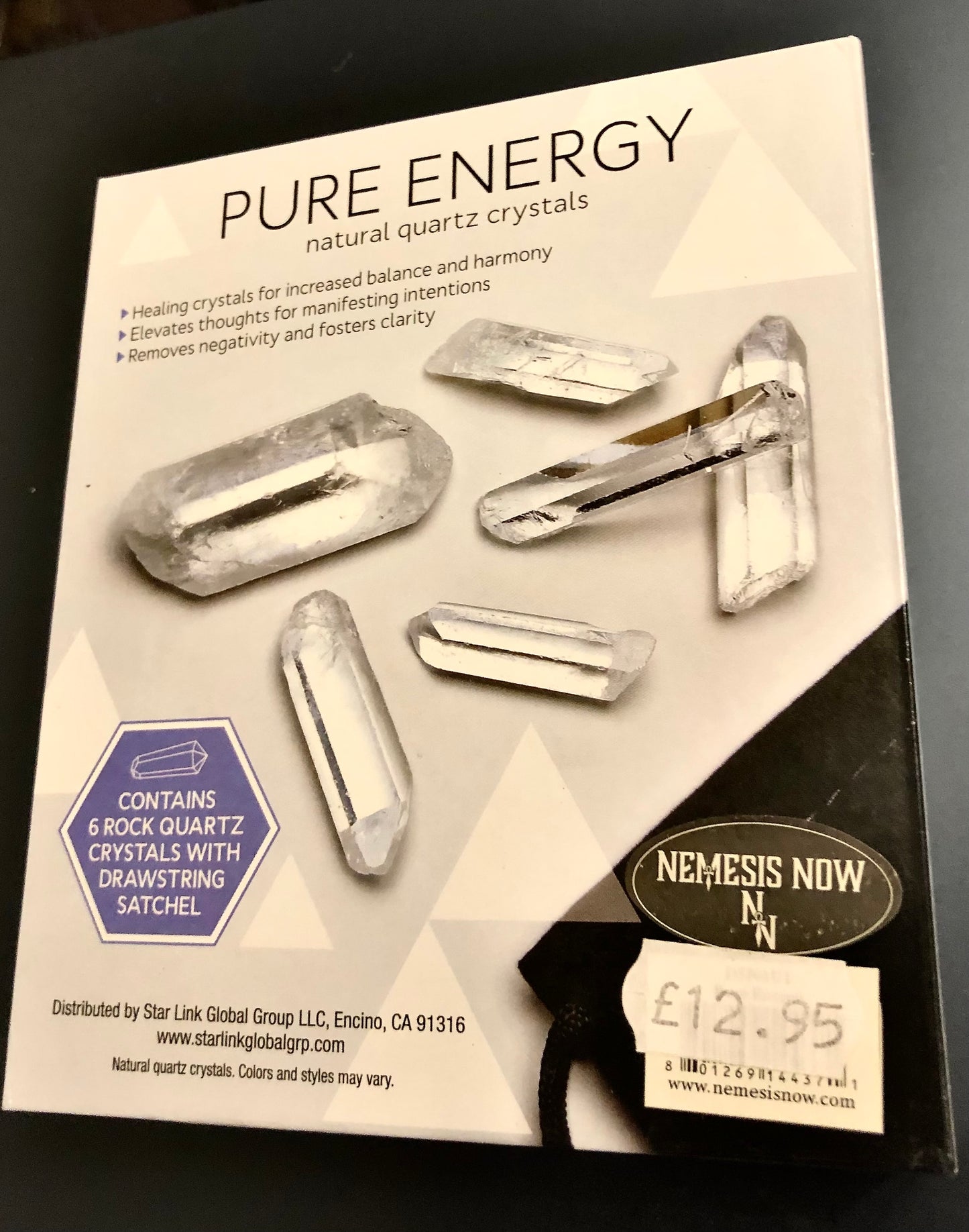 Pure Energy Quartz Crystals - boxed