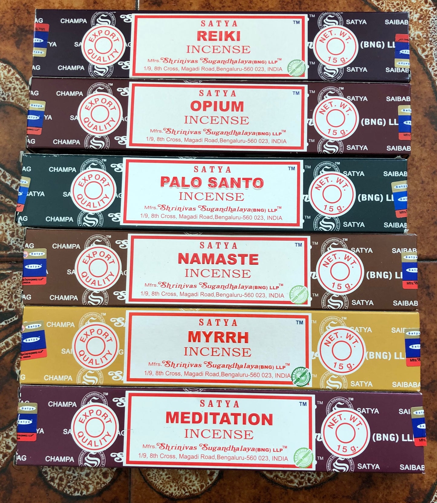 Meditation Incense Selection