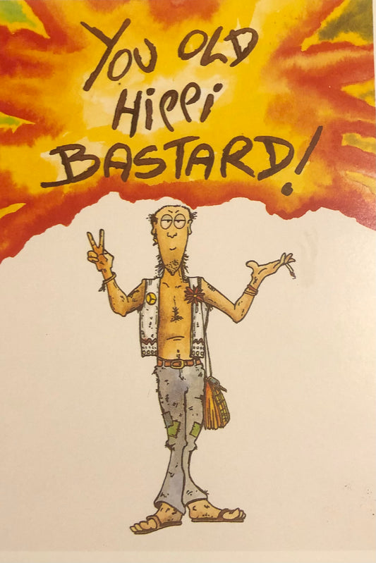 Old Hippie Card