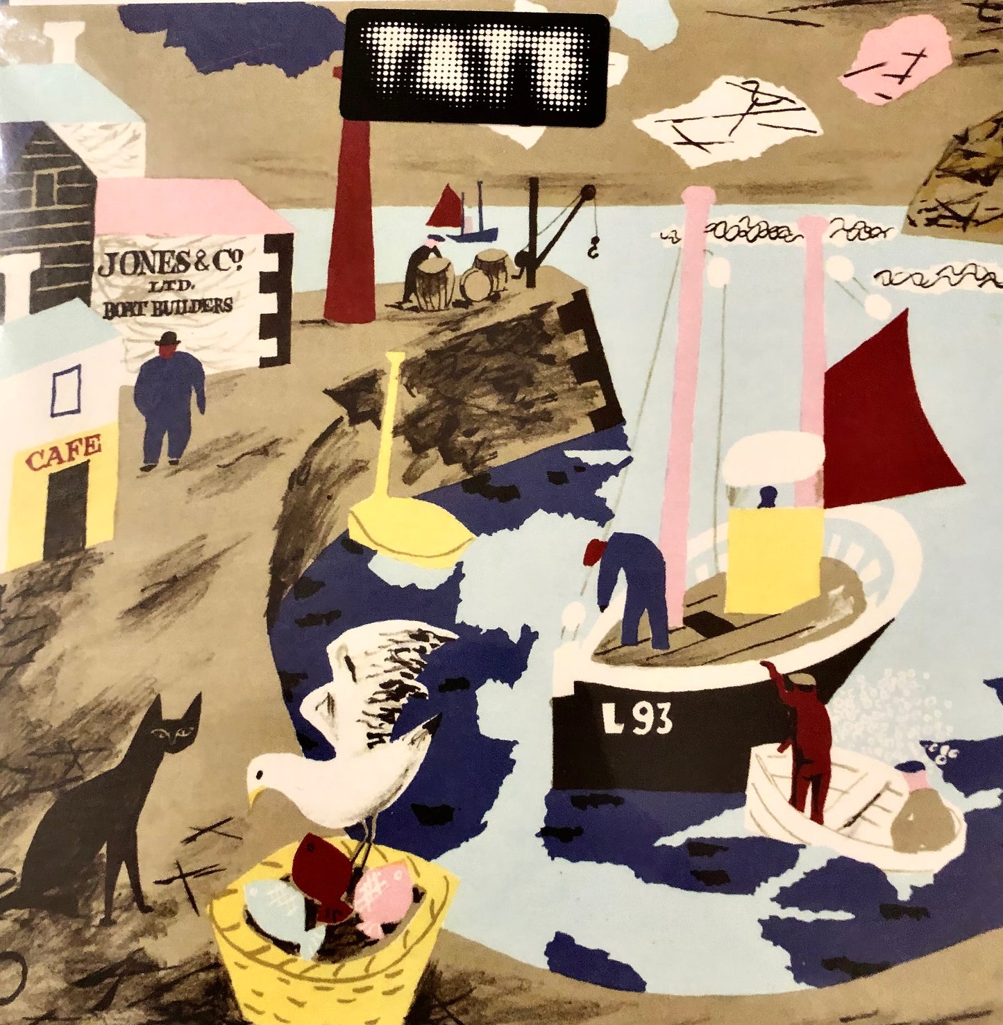 Detail from School Prints Harbour, 1946