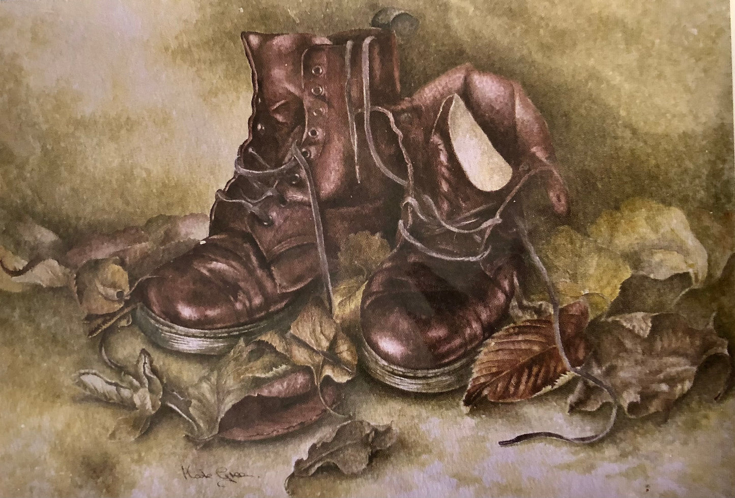 Boots and Autumn Leaves