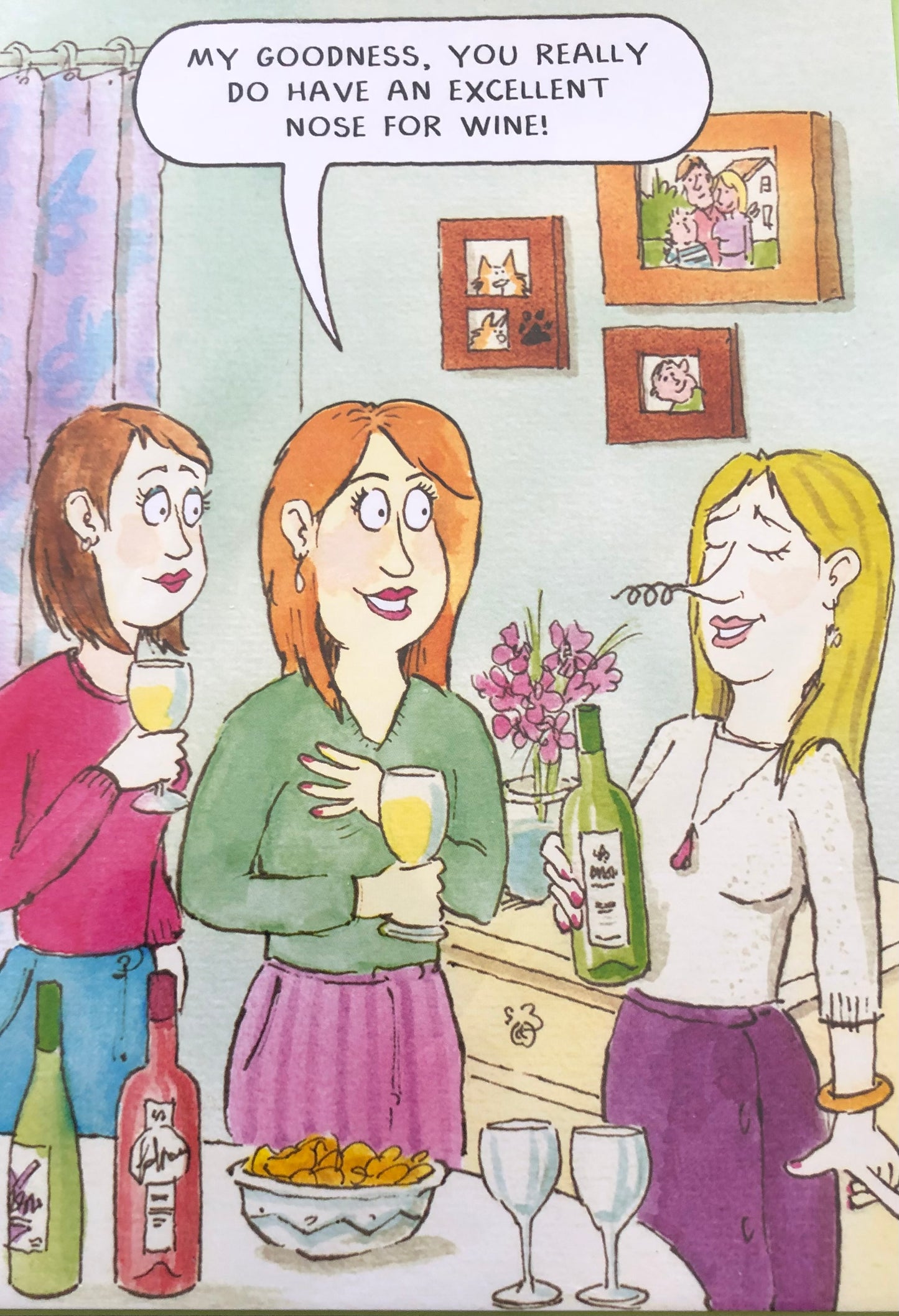 An excellent nose for wine