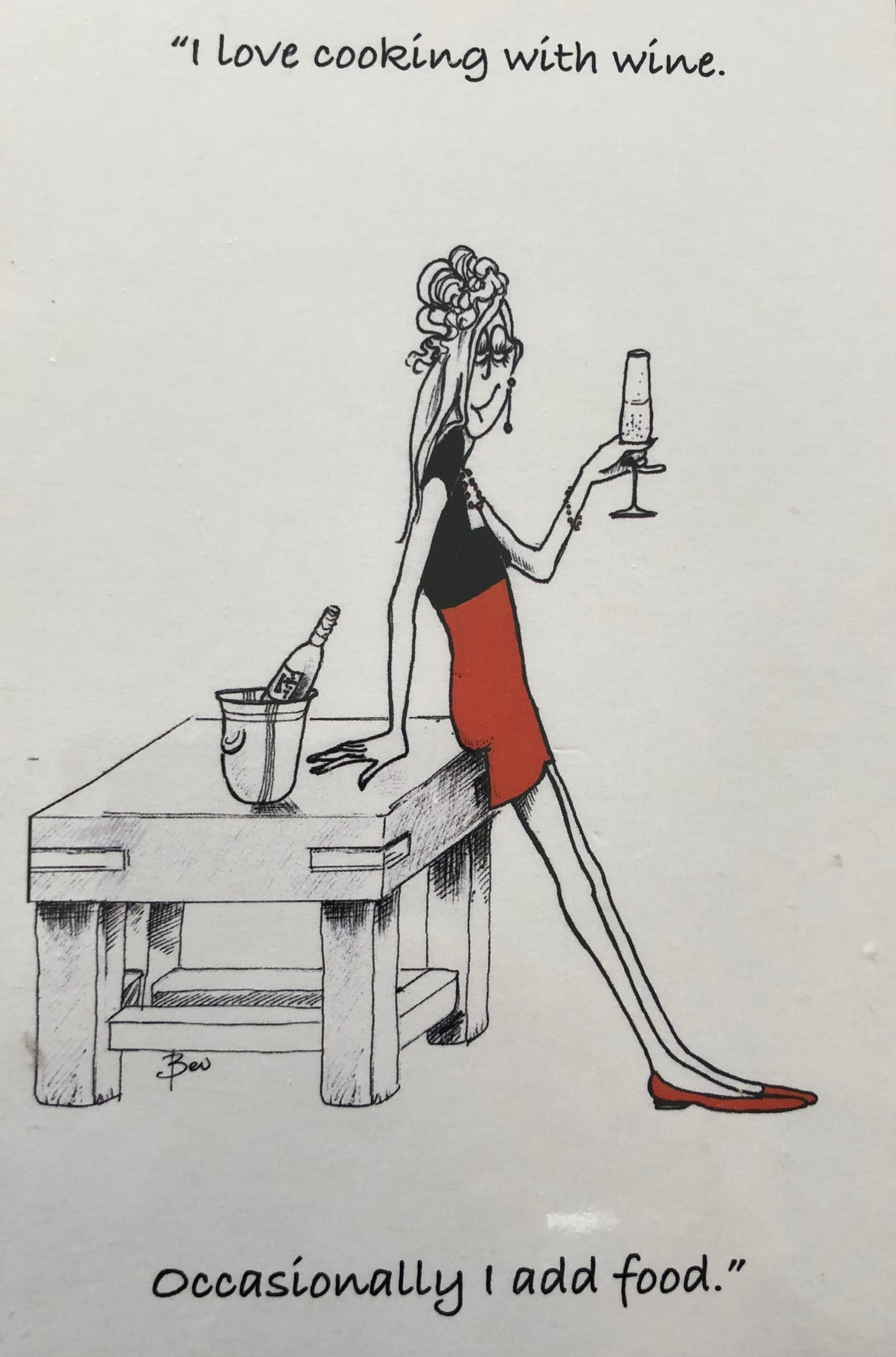 I love cooking with wine