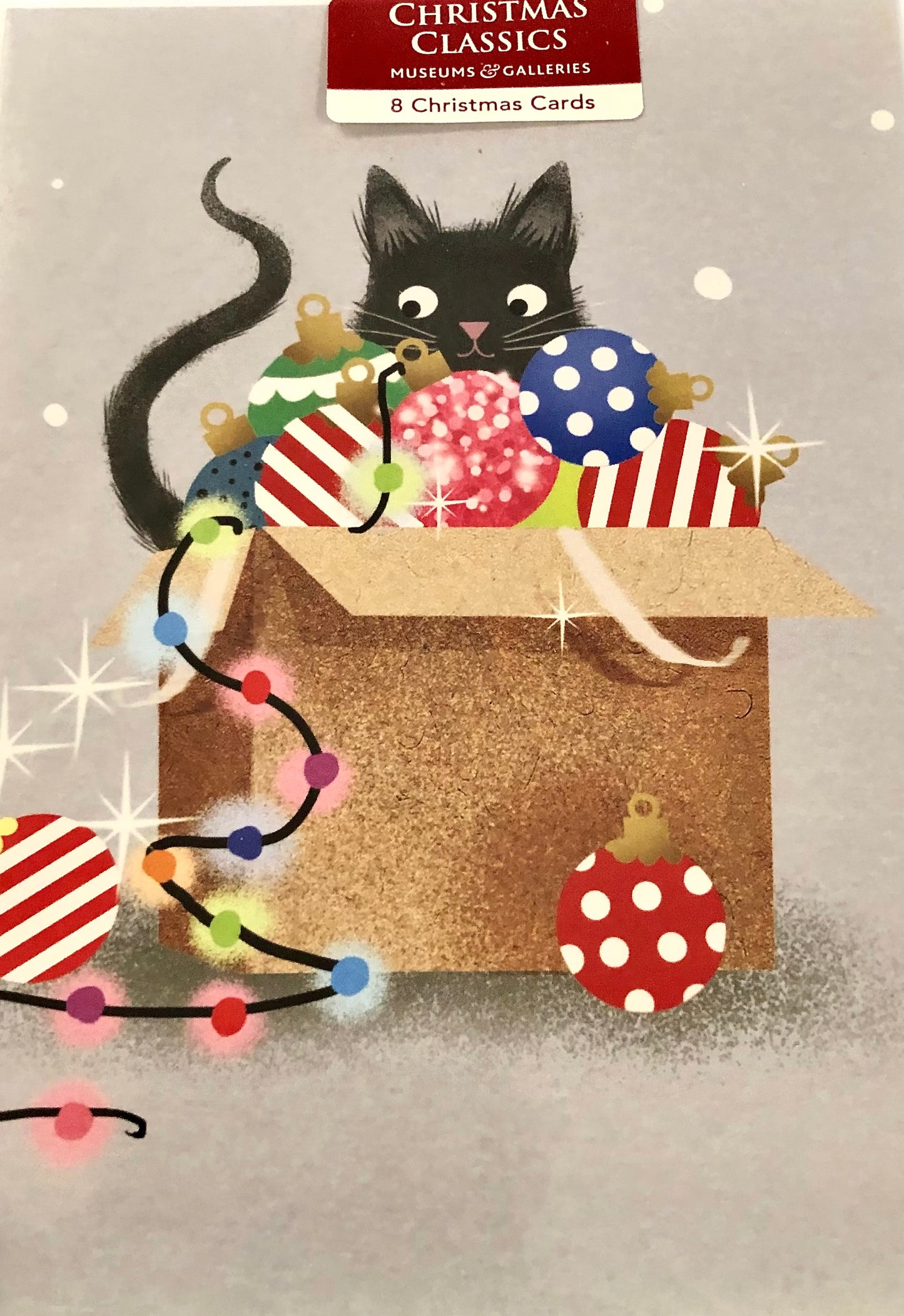 Festive Feline (pack of 8 cards)