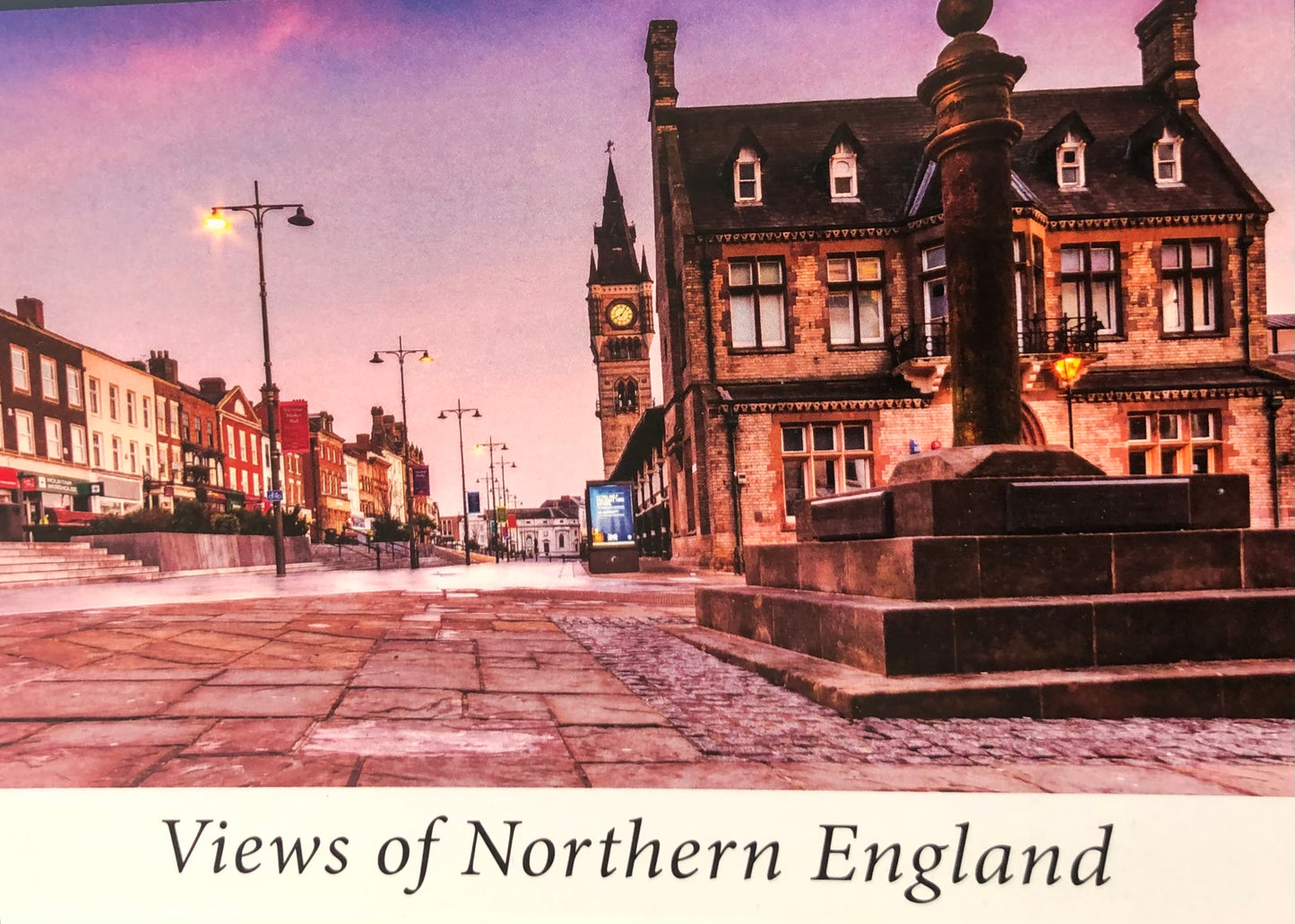 Set of 4 Darlington postcards by Michael Atkinson