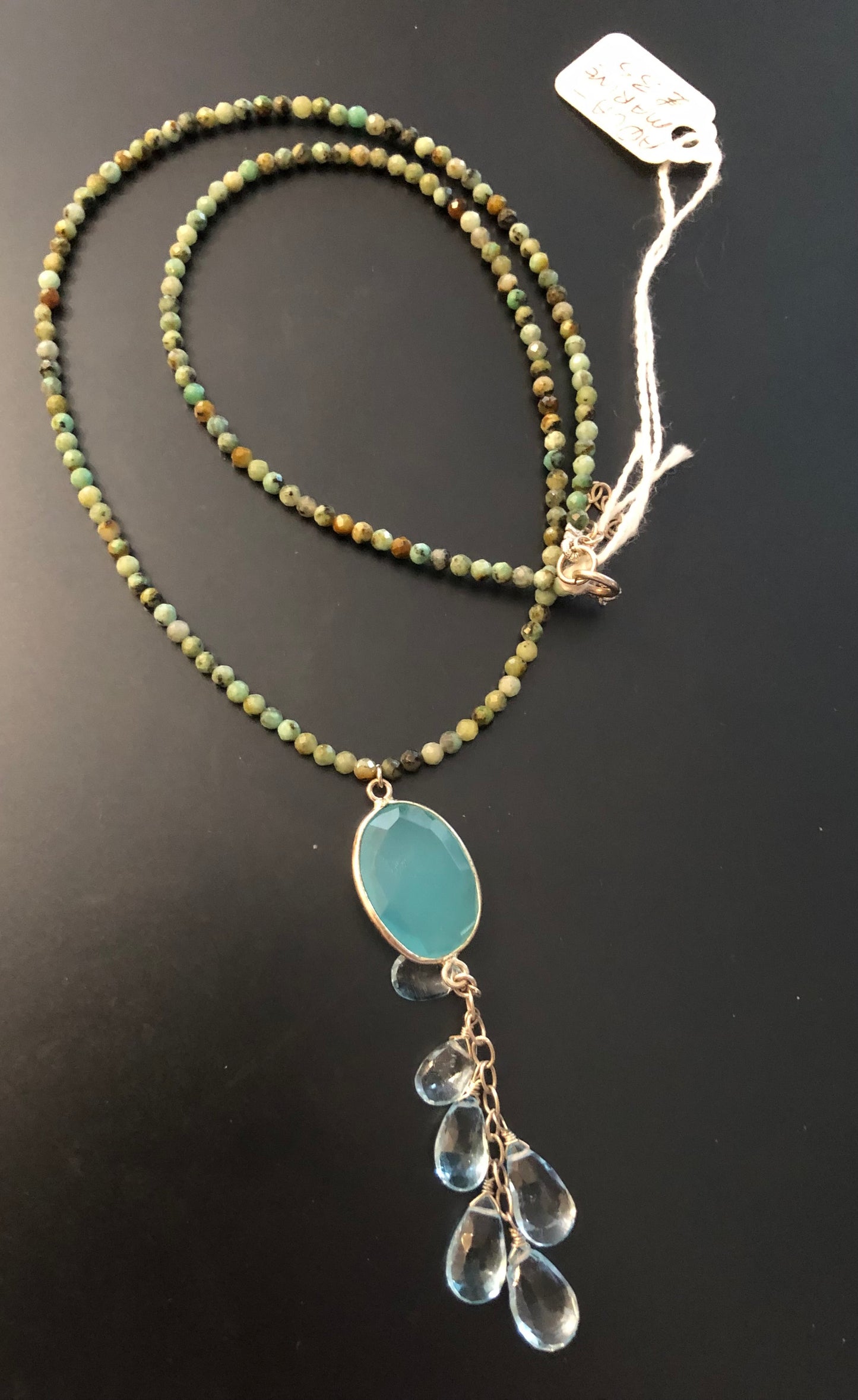 Aquamarine necklace