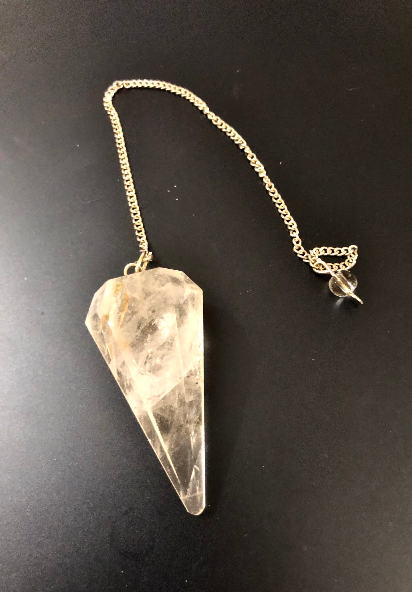 Clear Quartz Pendulum