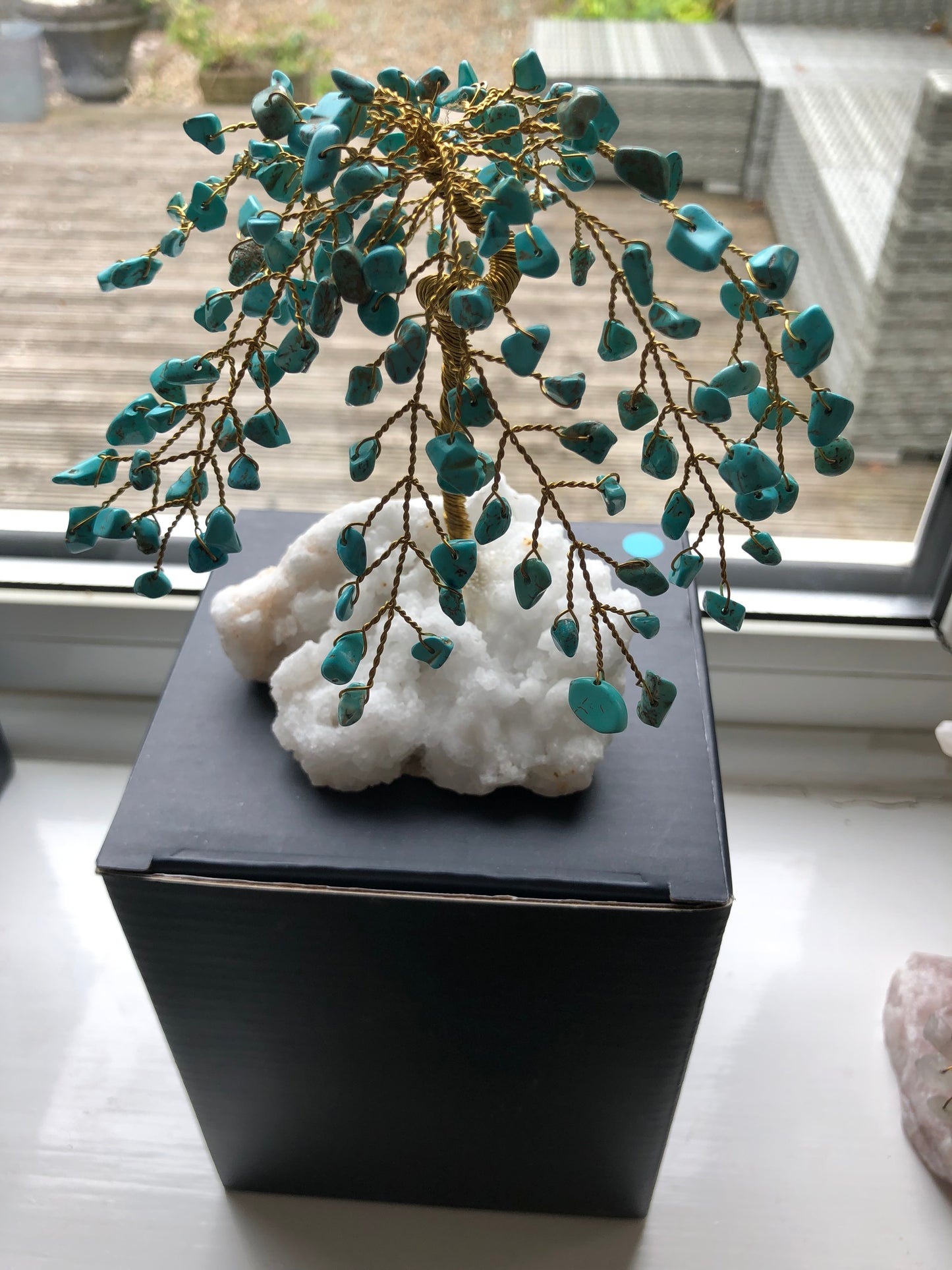 Crystal Gem Tree in Howlite..