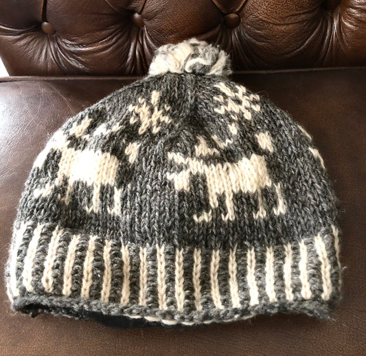 Hand Knitted Woollen Hat.