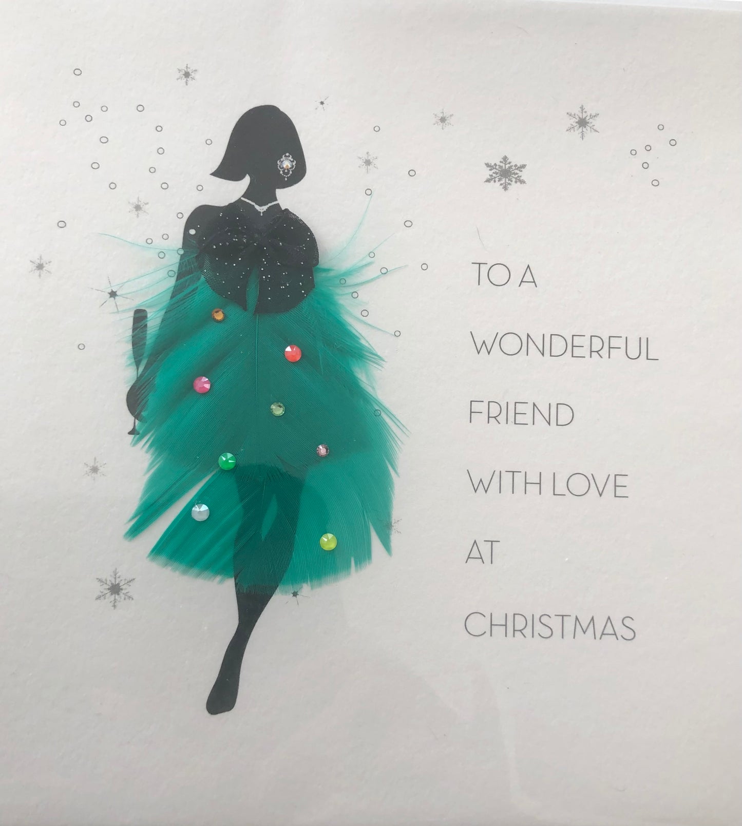 Wonderful Friend Christmas Card.
