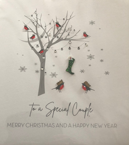 Special Couple Large Christmas Card.