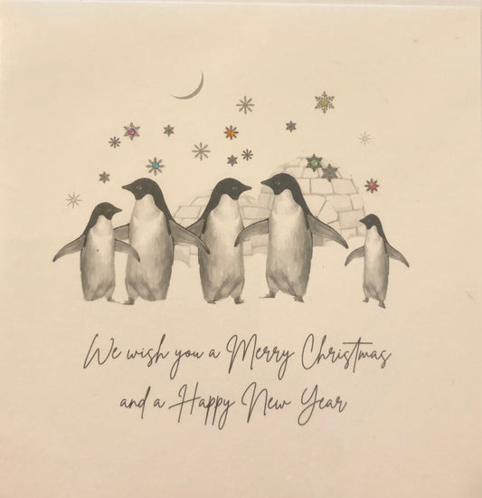 Christmas Penquins Card