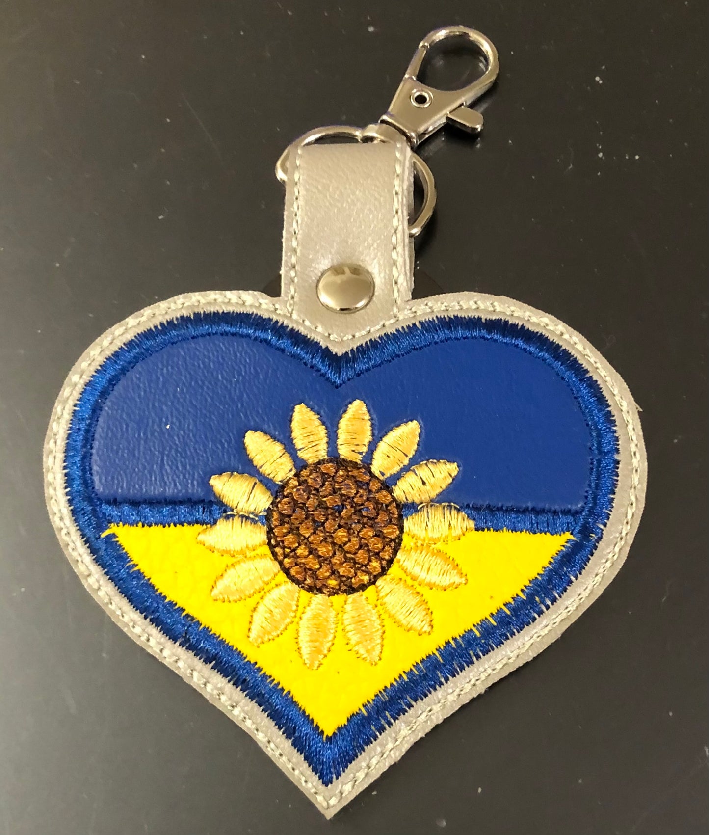 Ukraine Sunflower Handbag Fob.