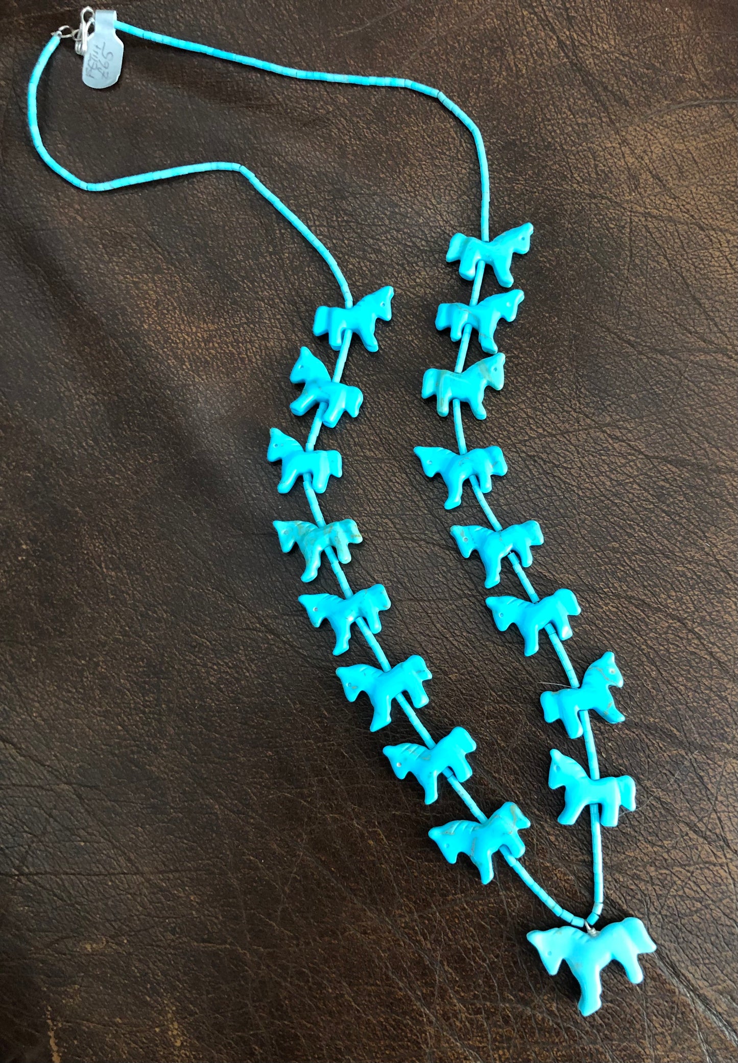 Native American Fetish Necklace (Horses)