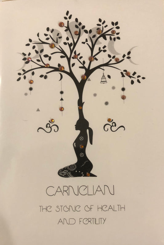 Carnelian (small blank card)